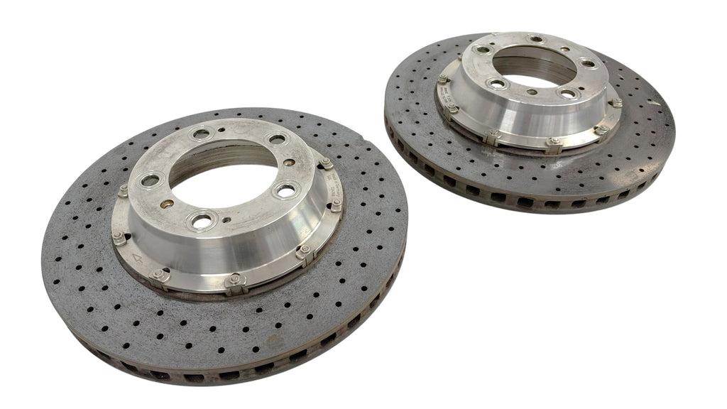 PORSCHE 997 GT3/ GT2 REAR CERAMIC DISC PAIR 99735203100 99735203200