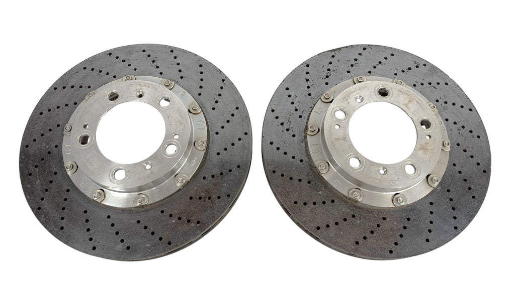 PORSCHE 996 GT3 FRONT PCCM CERAMIC DISC PAIR 99635103192 99635103292
