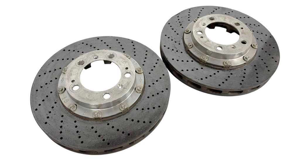 PORSCHE 996 GT3 FRONT PCCM CERAMIC DISC PAIR 99635103192 99635103292