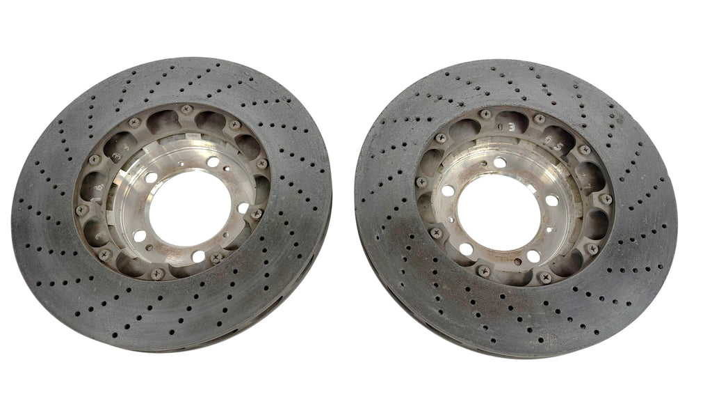 PORSCHE 996 GT3 FRONT PCCM CERAMIC DISC PAIR 99635103192 99635103292