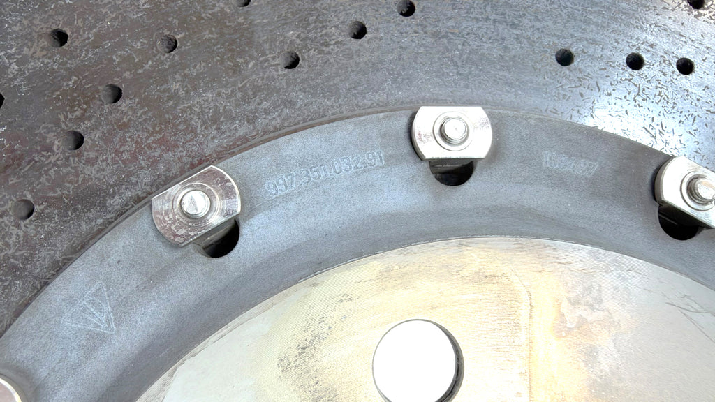 PORSCHE 997 GT3/ GT2 FRONT CERAMIC DISC PAIR 99735103191 99735103291