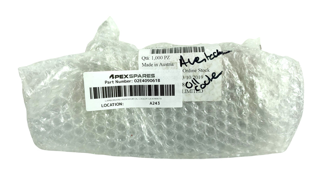 LAMBORGHINI AVENTATOR OIL COOLER 02E409061B