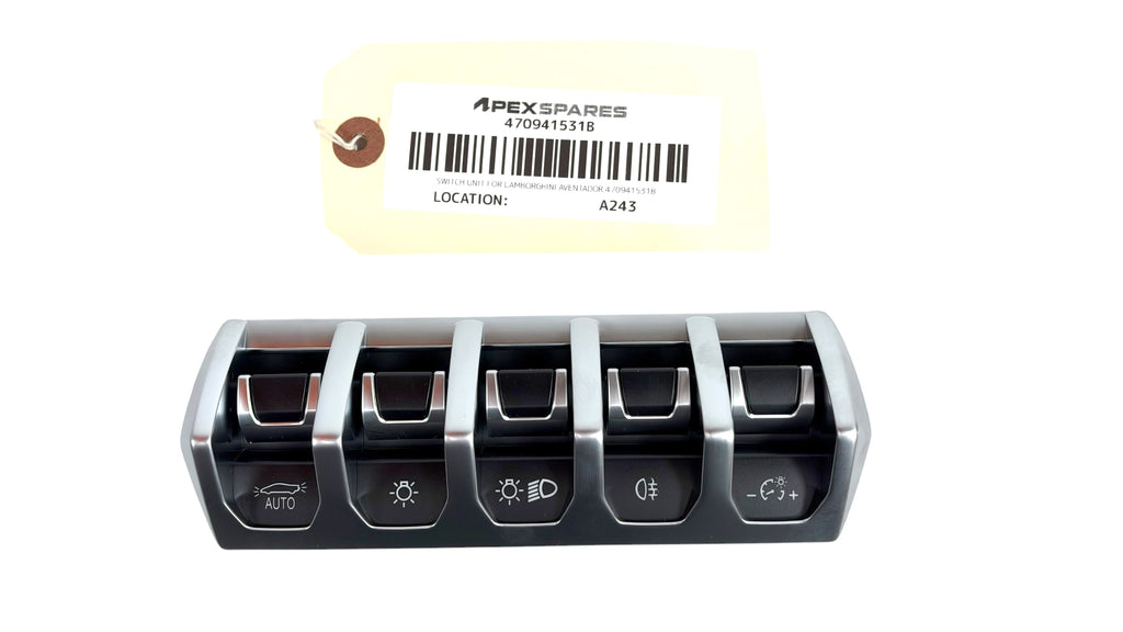 LAMBORGHINI AVENTADOR SWITCH UNIT  470941531B