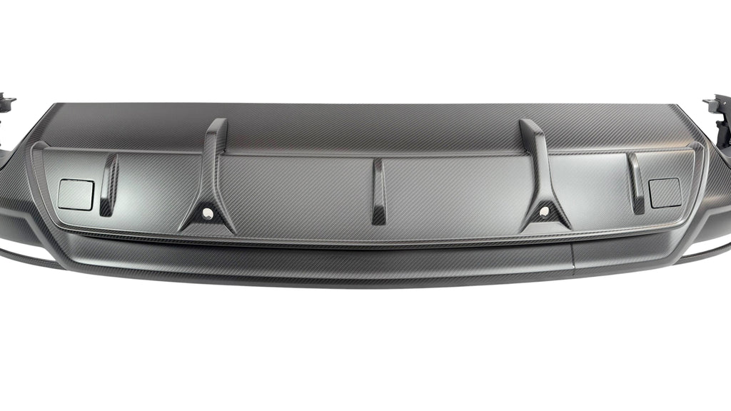 LAMBORGHINI URUS PERFORMANTE REAR SATIN CARBON DIFFUSER COMPLETE 4ML807305C
