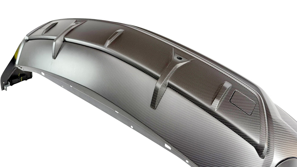LAMBORGHINI URUS PERFORMANTE REAR SATIN CARBON DIFFUSER COMPLETE 4ML807305C