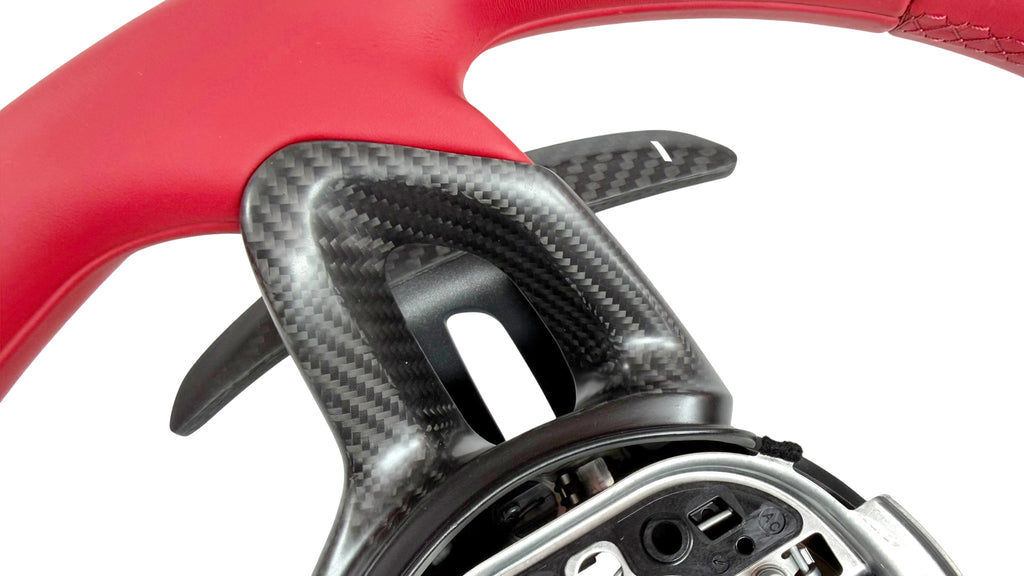 MCLAREN 600LT MSO RED LEATHER STEERING WHEEL 13N1131CP-M0001283SW