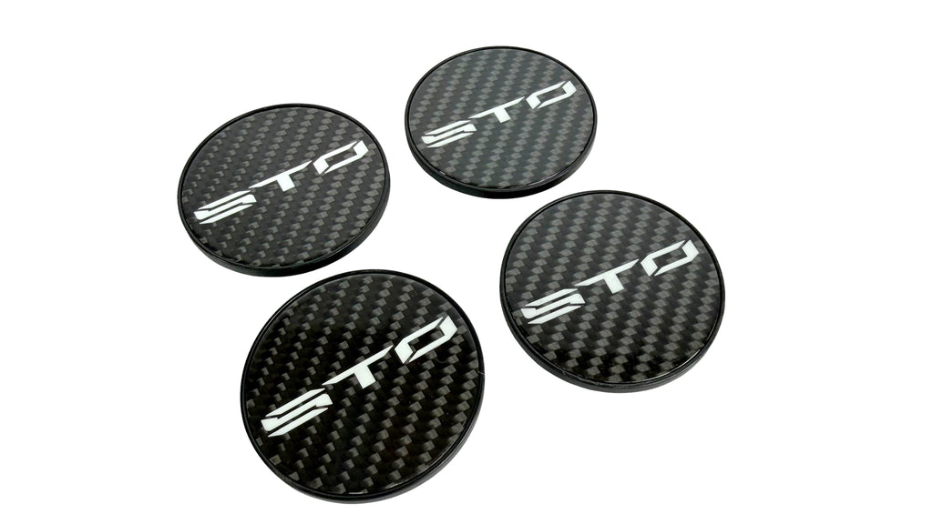 LAMBORGHINI STO CENTRE LOCK CARBON CENTRE CAP SET 4T360117