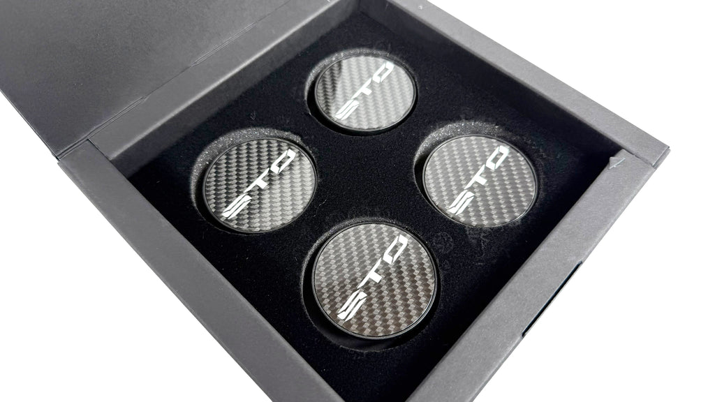 LAMBORGHINI STO CENTRE LOCK CARBON CENTRE CAP SET 4T360117