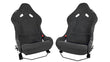 Load image into Gallery viewer, MCLAREN P1 BLACK ALCANTARA / GREY STITCHING CARBON RACING SEATS 13NA014CP