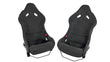 Load image into Gallery viewer, MCLAREN P1 BLACK ALCANTARA / GREY STITCHING CARBON RACING SEATS 13NA014CP