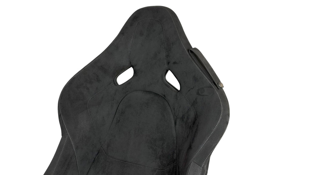 MCLAREN P1 BLACK ALCANTARA / GREY STITCHING CARBON RACING SEATS 13NA014CP