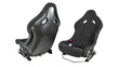 Load image into Gallery viewer, MCLAREN P1 BLACK ALCANTARA / GREY STITCHING CARBON RACING SEATS 13NA014CP
