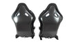 Load image into Gallery viewer, MCLAREN P1 BLACK ALCANTARA / GREY STITCHING CARBON RACING SEATS 13NA014CP