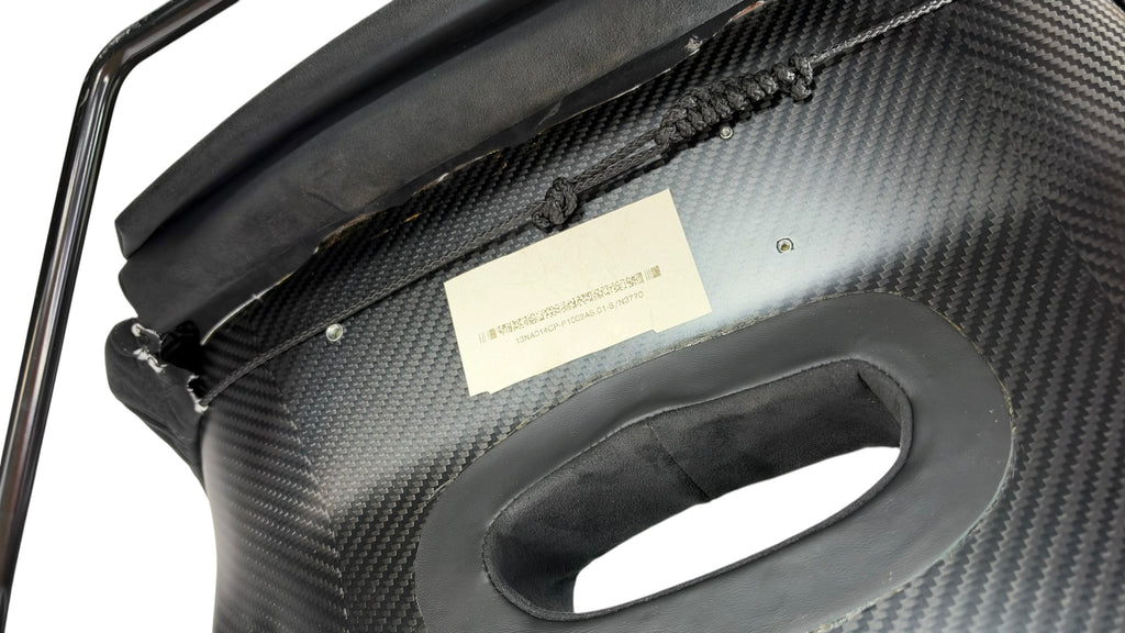 MCLAREN P1 BLACK ALCANTARA / GREY STITCHING CARBON RACING SEATS 13NA014CP