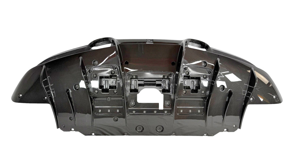 FERRARI F8 GTB/ SPIDER GLOSS CARBON REAR DIFFUSER WITH CAMERA 924477