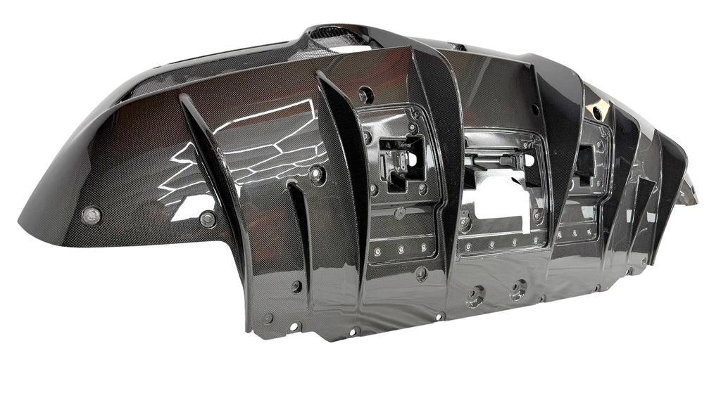 FERRARI F8 GTB/ SPIDER GLOSS CARBON REAR DIFFUSER WITH CAMERA 924477