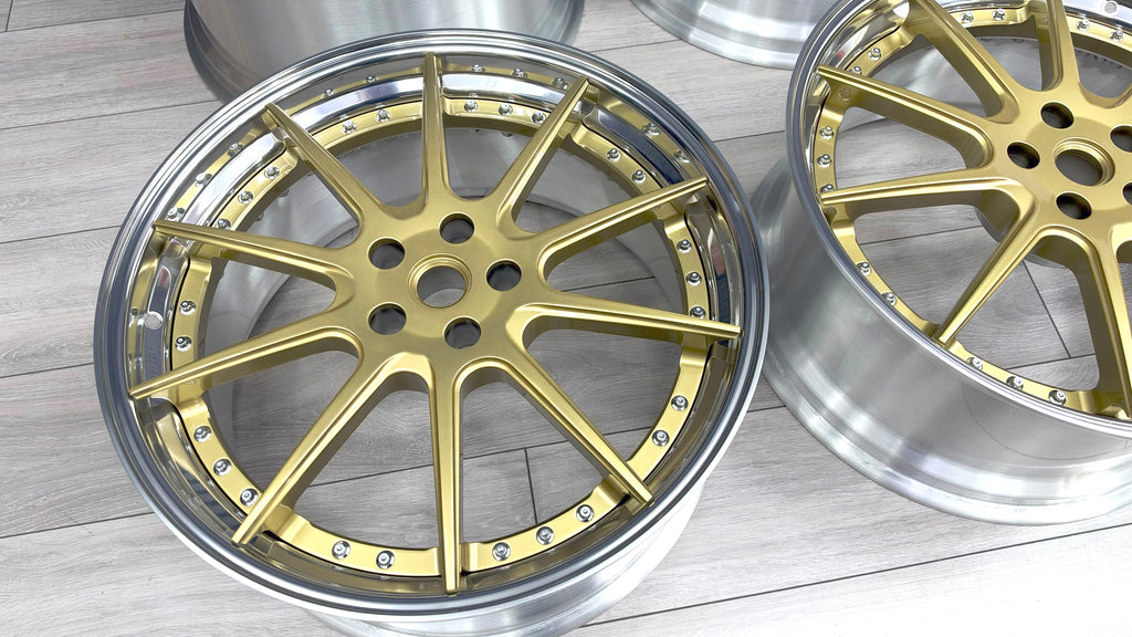 FERRARI 458 21/22" 2 PIECE SP-1 WHEELS BY APEX FORGED