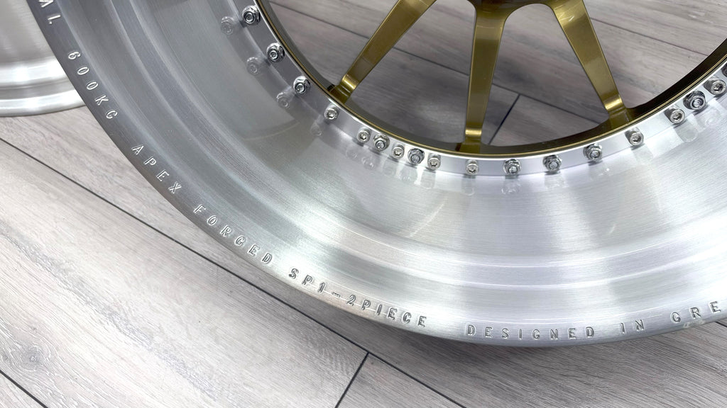 FERRARI 458 21/22" 2 PIECE SP-1 WHEELS BY APEX FORGED