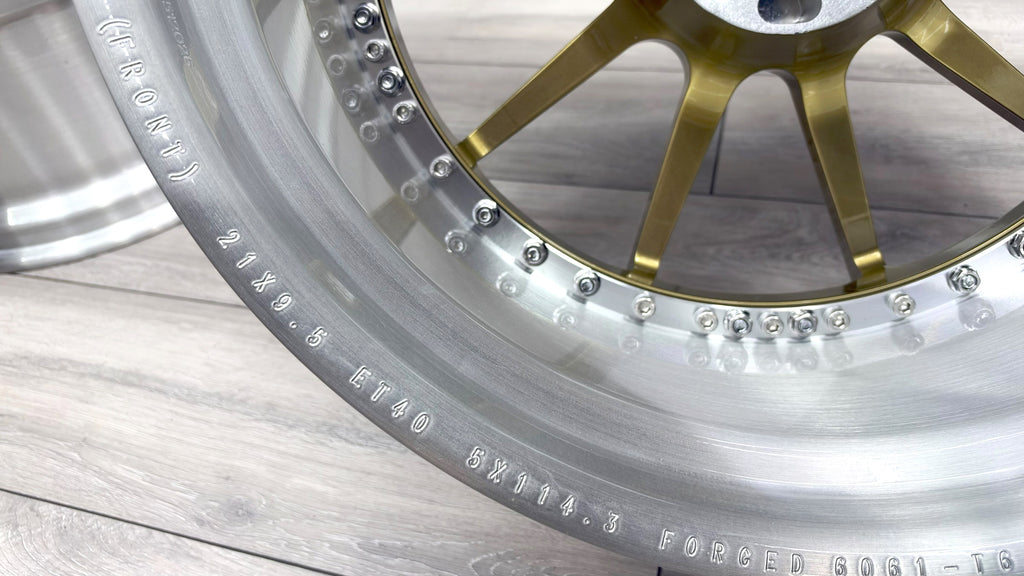FERRARI 458 21/22" 2 PIECE SP-1 WHEELS BY APEX FORGED