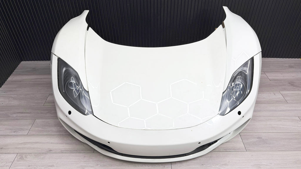 MCLAREN MP4-12C FRONT END BUMPER COMPLETE WITH HEADLIGHTS