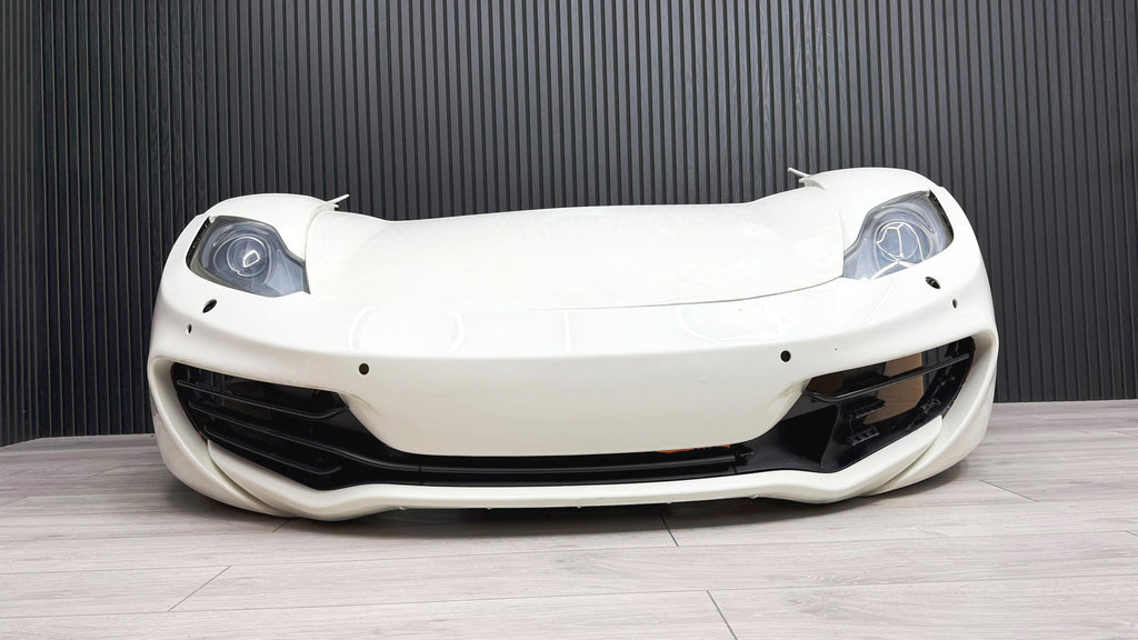 MCLAREN MP4-12C FRONT END BUMPER COMPLETE WITH HEADLIGHTS