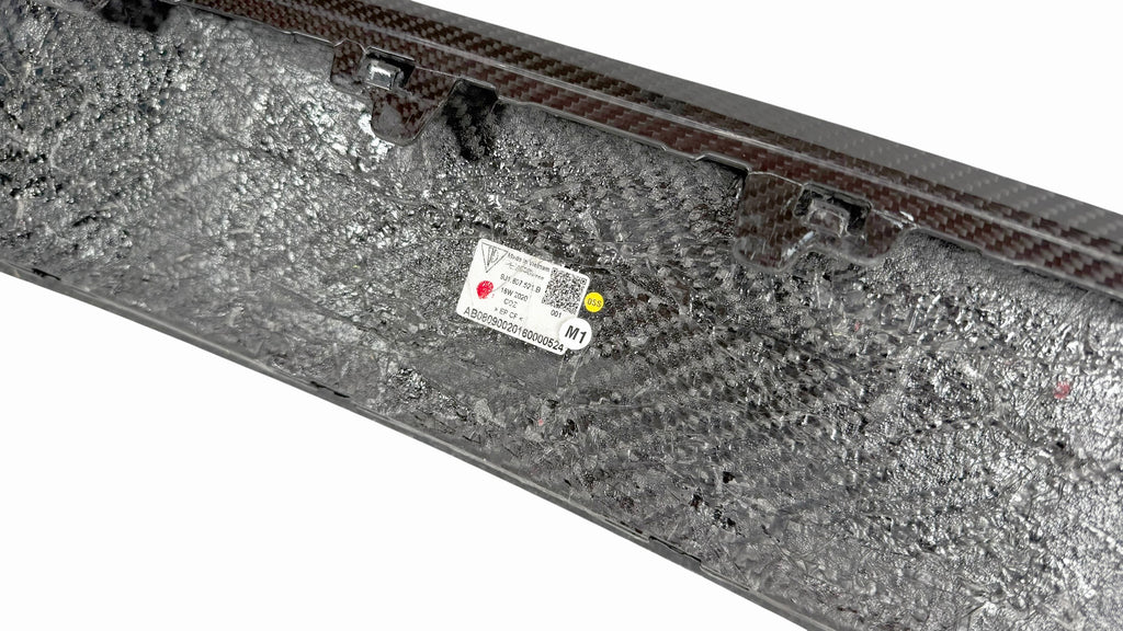 PORSCHE TAYCAN TURBO S CARBON REAR DIFFUSER 9J1807521B
