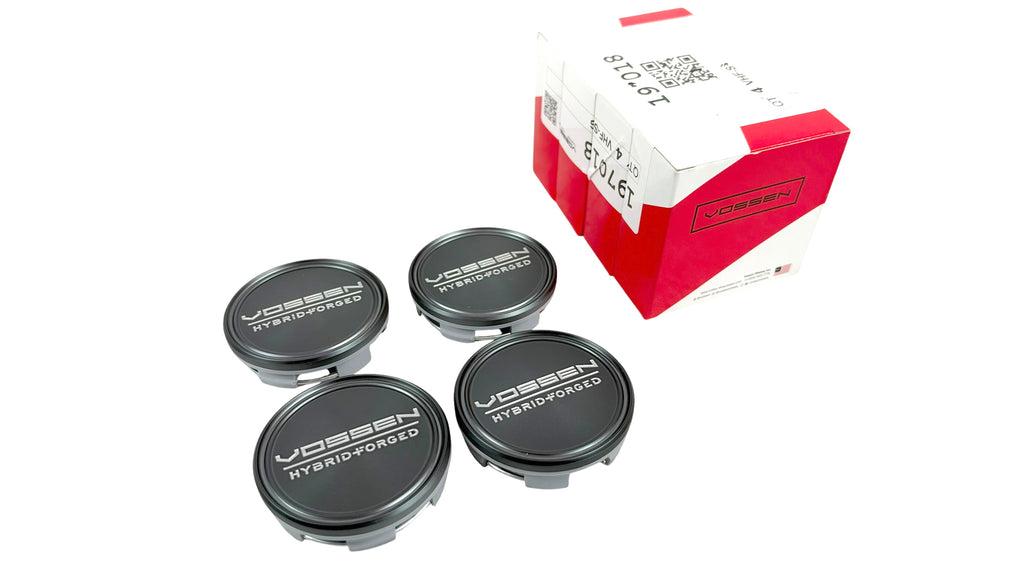 VOSSEN CLASSIC HYBRID FORGED ALLOY WHEEL BLACK CENTRE CAPS VHF-SG