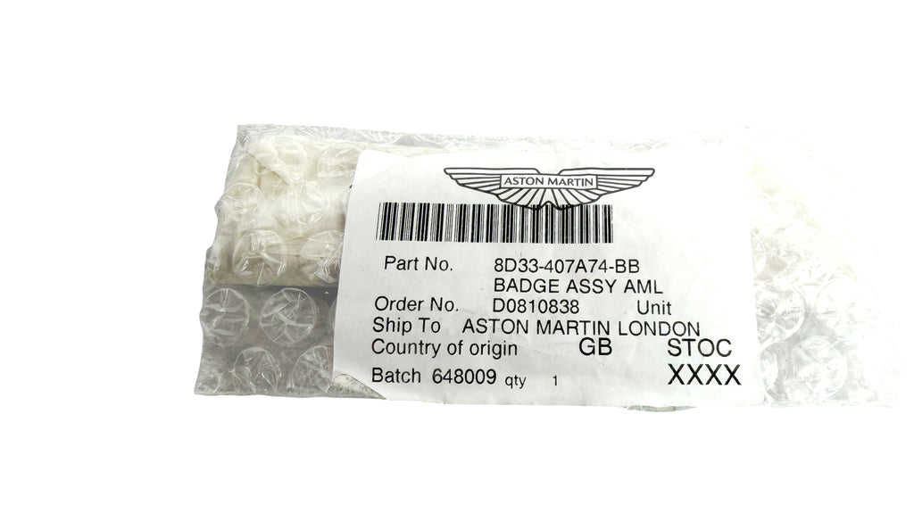 ASTON MARTIN VANTAGE DBS DB9 FRONT EMBLEM 8D33407A74BB