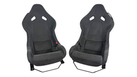 MCLAREN P1 BLACK ALCANTARA / ORANGE STITCHING CARBON RACING SEATS 11NA345RP