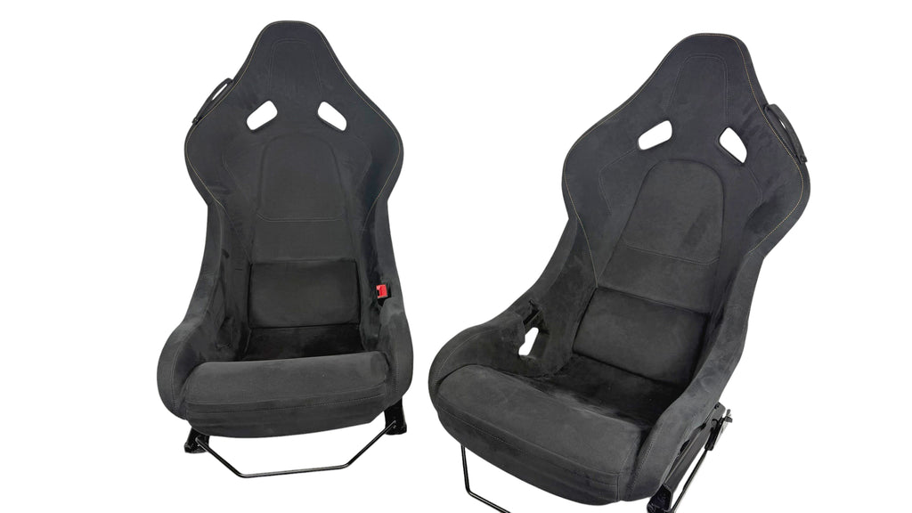 MCLAREN P1 BLACK ALCANTARA / ORANGE STITCHING CARBON RACING SEATS 11NA345RP