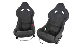 MCLAREN P1 BLACK ALCANTARA / ORANGE STITCHING CARBON RACING SEATS 11NA345RP