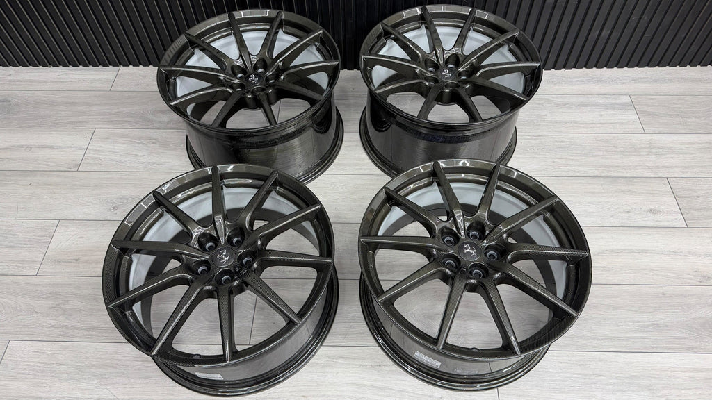 FERRARI 296, 488, F8 CARBON FIBRE RACING WHEELS 70004445 (NEW)