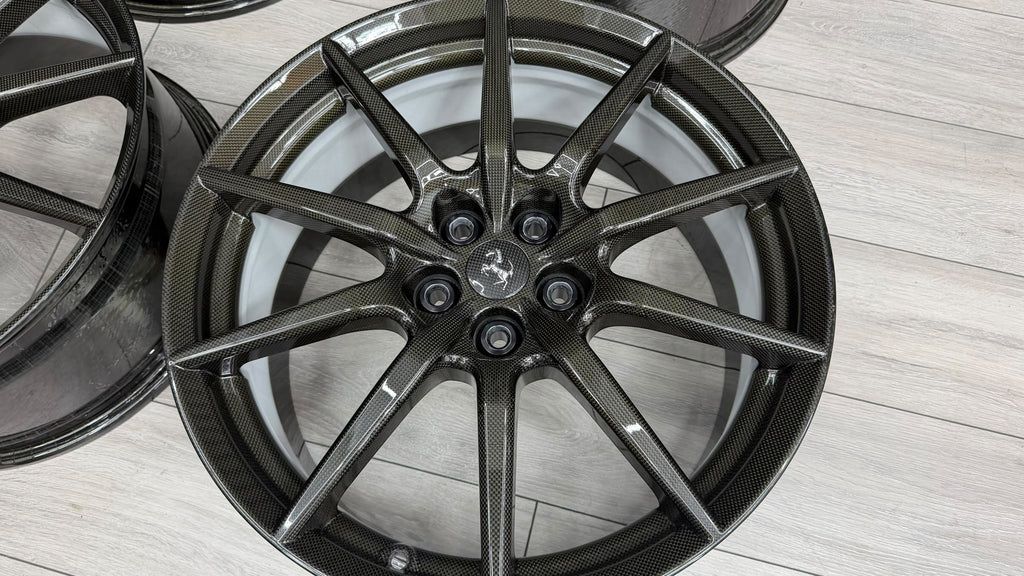 FERRARI 296, 488, F8 CARBON FIBRE RACING WHEELS 70004445 (NEW)