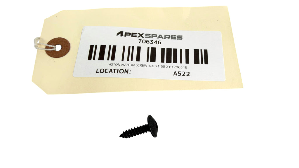 ASTON MARTIN SCREW-4.8 X1.59 X19 706346