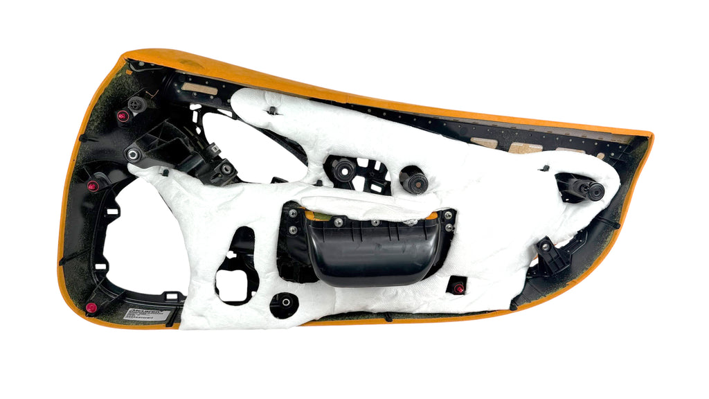 MCLAREN 600LT MSO PAPAYA ORANGE ALCANTARA DOOR CARDS SET 13NA461RP 13NA460RP
