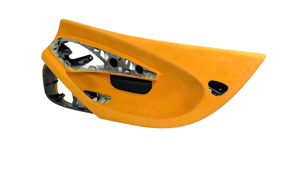MCLAREN 600LT MSO PAPAYA ORANGE ALCANTARA DOOR CARDS SET 13NA461RP 13NA460RP