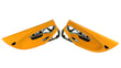 Load image into Gallery viewer, MCLAREN 600LT MSO PAPAYA ORANGE ALCANTARA DOOR CARDS SET 13NA461RP 13NA460RP