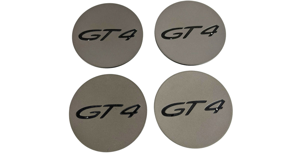 PORSCHE GT4 WHEEL CAP PLATINUM MATT ( PACK OF 4) 9P2601147