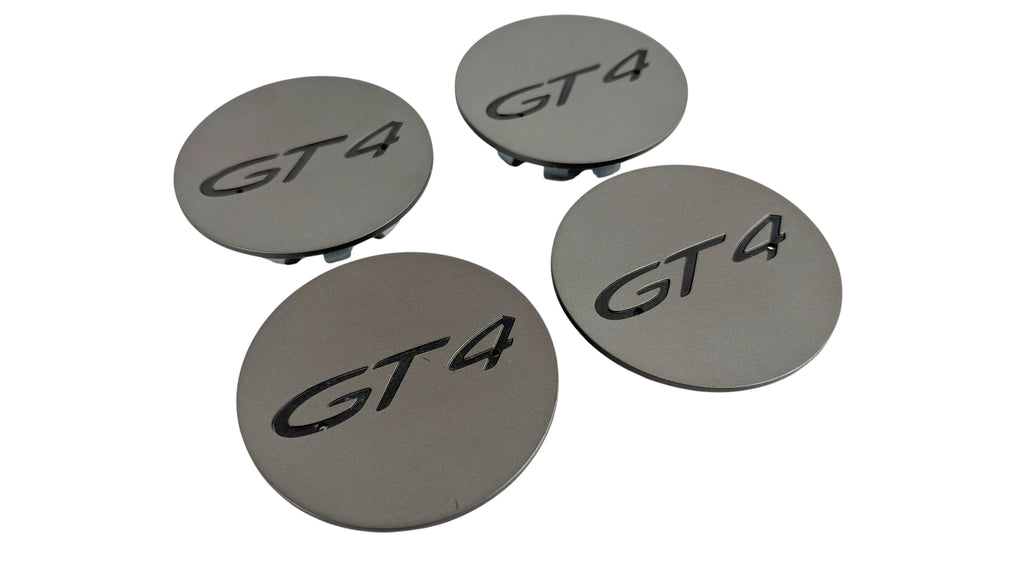 PORSCHE GT4 WHEEL CAP PLATINUM MATT ( PACK OF 4) 9P2601147