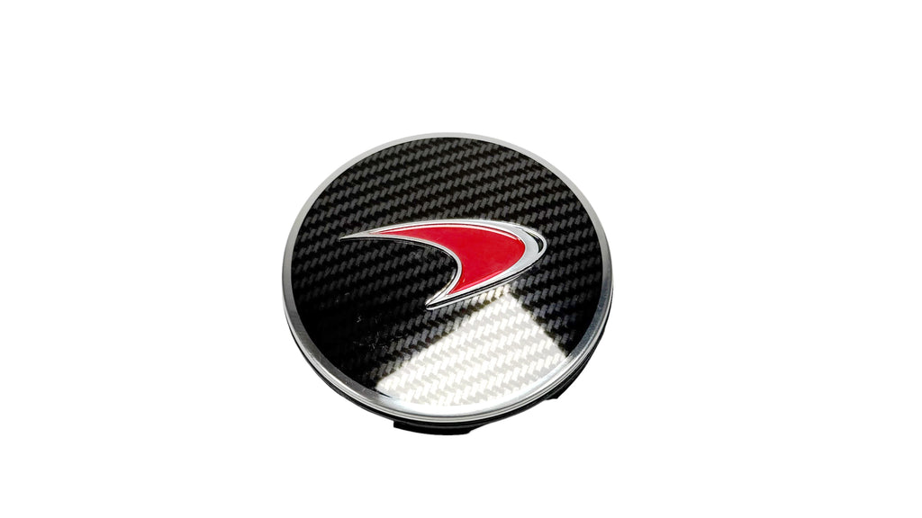 MCLAREN MP4/ 650S/ P1 RED LOGO WITH CARBON CENTRE CAPS 11B1650CP