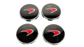 MCLAREN MP4/ 650S/ P1 RED LOGO WITH CARBON CENTRE CAPS 11B1650CP