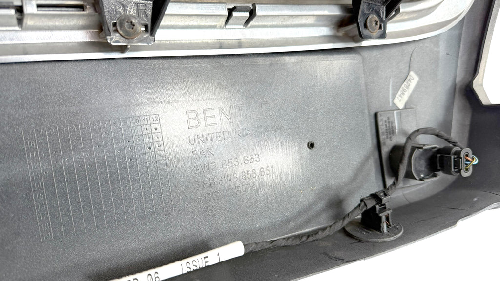 BENTLEY 2012+ CONTINENTAL RADIATOR GRILL COMPLETE 3W3853653