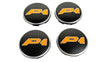 Load image into Gallery viewer, MCLAREN P1 MSO ORANGE LOGO WITH CARBON CENTRE CAPS 12B1512MP