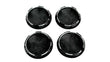 Load image into Gallery viewer, MCLAREN MP4/ 650S/ P1 SILVER LOGO WITH CARBON CENTRE CAPS 11B1651CP