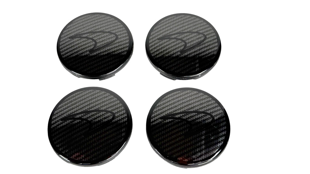 MCLAREN MP4/ 650S/ P1 MSO BLACK LOGO WITH CARBON CENTRE CAPS 11B1653CP