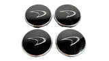 MCLAREN MP4/ 650S/ P1 SILVER LOGO WITH CARBON CENTRE CAPS 11B1651CP