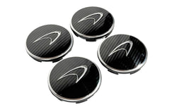 MCLAREN MP4/ 650S/ P1 SILVER LOGO WITH CARBON CENTRE CAP 11B1651CP (SINGLE)