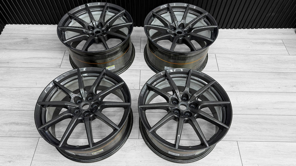 FERRARI 488 PISTA/ F8 CARBON ALLOY WHEELS SET RIMS ONLY 70004445