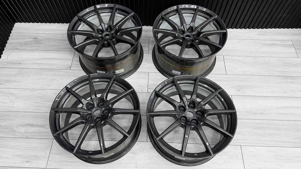 FERRARI 488 PISTA/ F8 CARBON ALLOY WHEELS SET RIMS ONLY 70004445