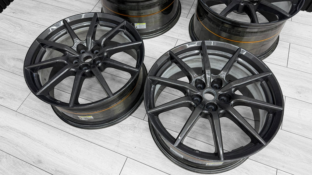 FERRARI 488 PISTA/ F8 CARBON ALLOY WHEELS SET RIMS ONLY 70004445